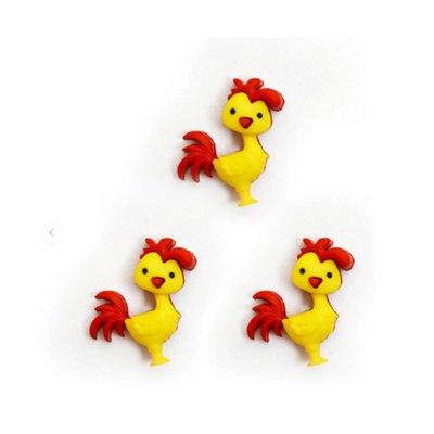 Botones decorativos de pollos - Bolsa