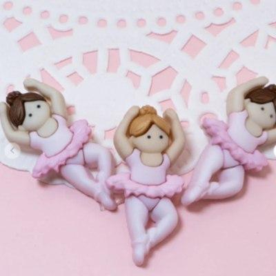 Botones decorativos de pequenas bailarinas - Bolsa