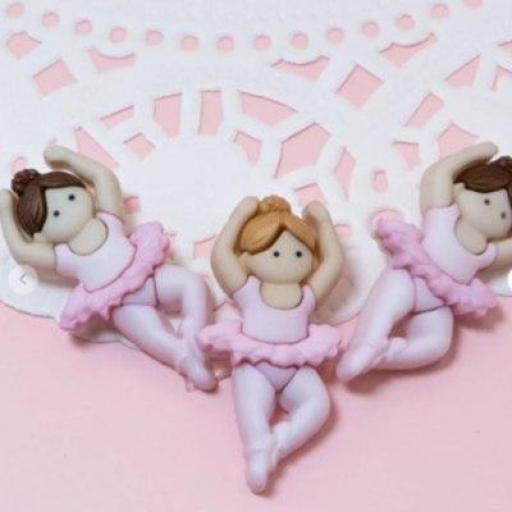 Botones decorativos de pequenas bailarinas - Bolsa [0]