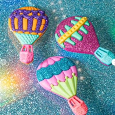 Botones decorativos de globos aerostaticos - Bolsa