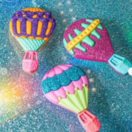 Botones decorativos de globos aerostaticos - Bolsa [0]