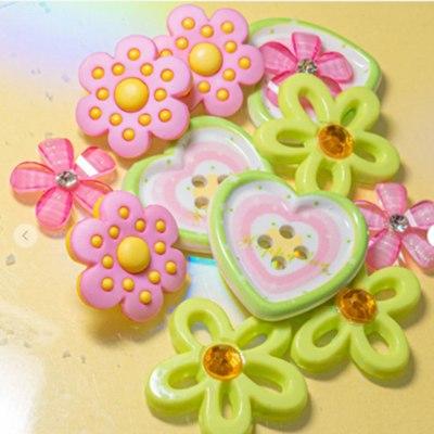 Botones decorativos de flores de jardin - Bolsa