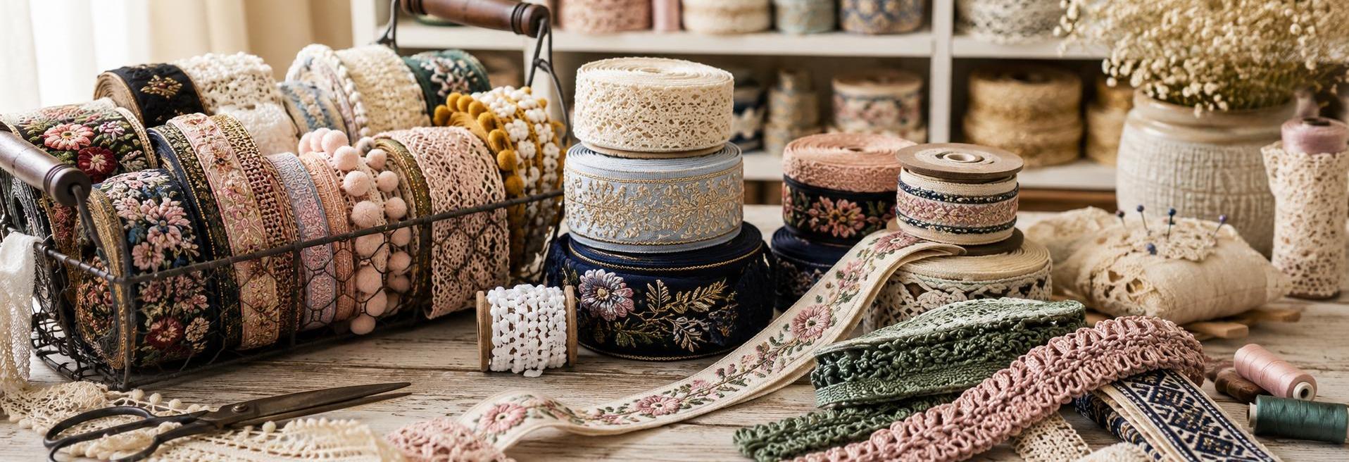 Cintas decorativas y pasamanerías