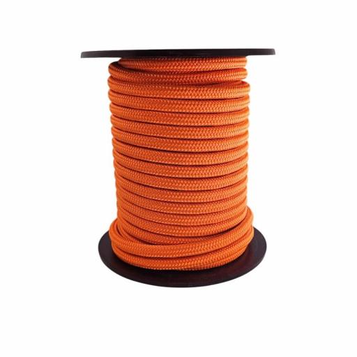 Cordón naranja flúor 8 mm con alma - venta por metro [0]