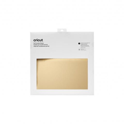 Cricut Transfer Foil Gold 30,5 x 30,5 cm (8 hojas)