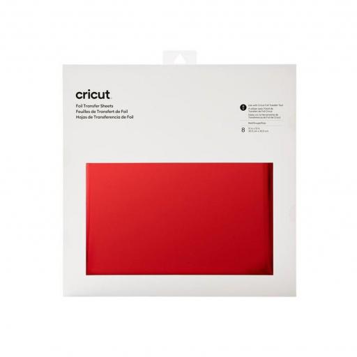 Cricut Transfer Foil Red 12x12 (8 hojas)