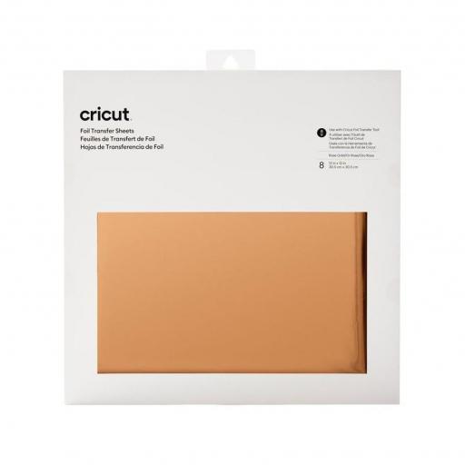 Cricut Transfer Foil Oro Rosa 30,5 x 30,5 cm (8 hojas)