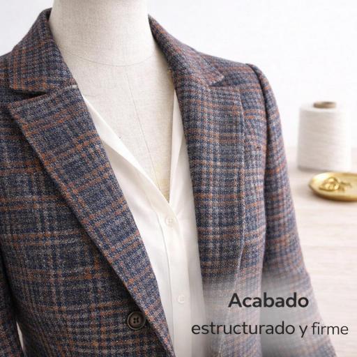 Entretela Algodón SUPERADHESIVA Gruesa 18 Blanca - Termo-Adhesiva [1]