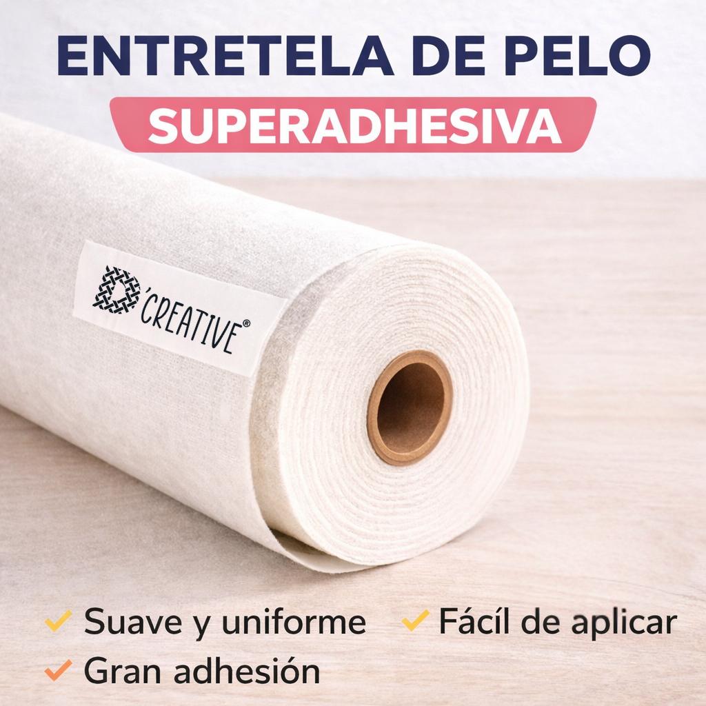 Entretela Pelo SUPERADHESIVA Blanca - Termo-Adhesiva