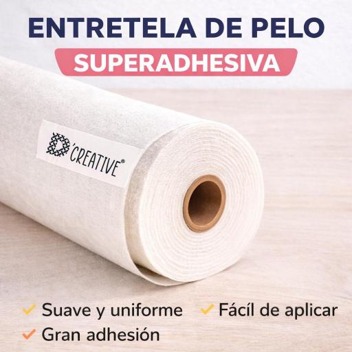 Entretela Pelo SUPERADHESIVA Blanca - Termo-Adhesiva [0]