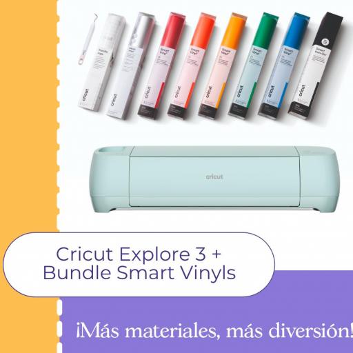 CRICUT EXPLORE 3 + PACK MATERIALES + CURSO COMPLETO ONLINE