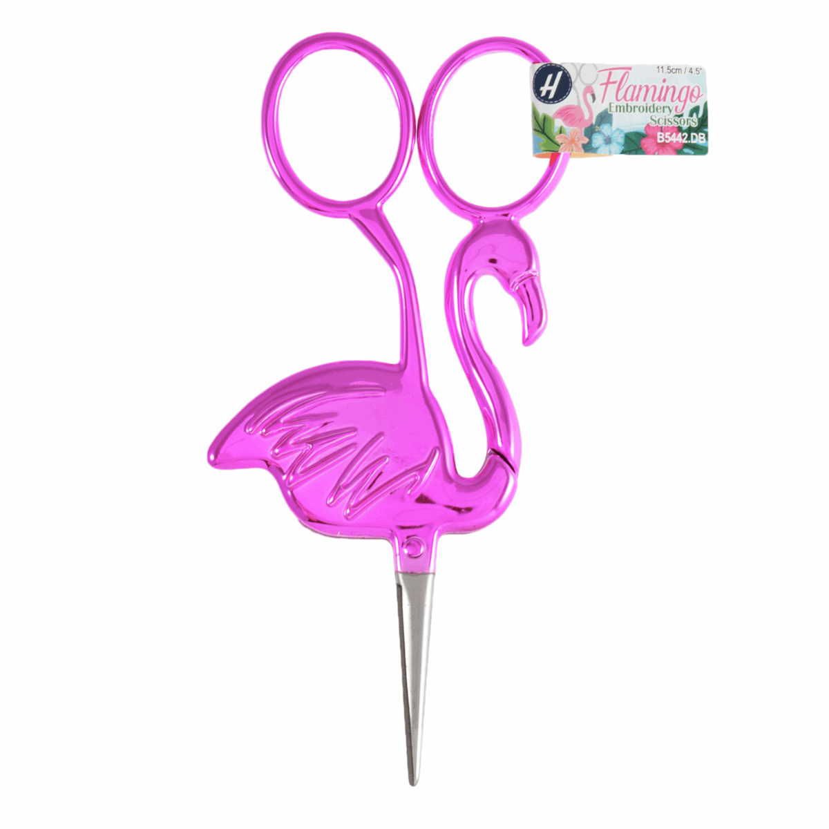 Tijeras Bordado Flamingo Pink