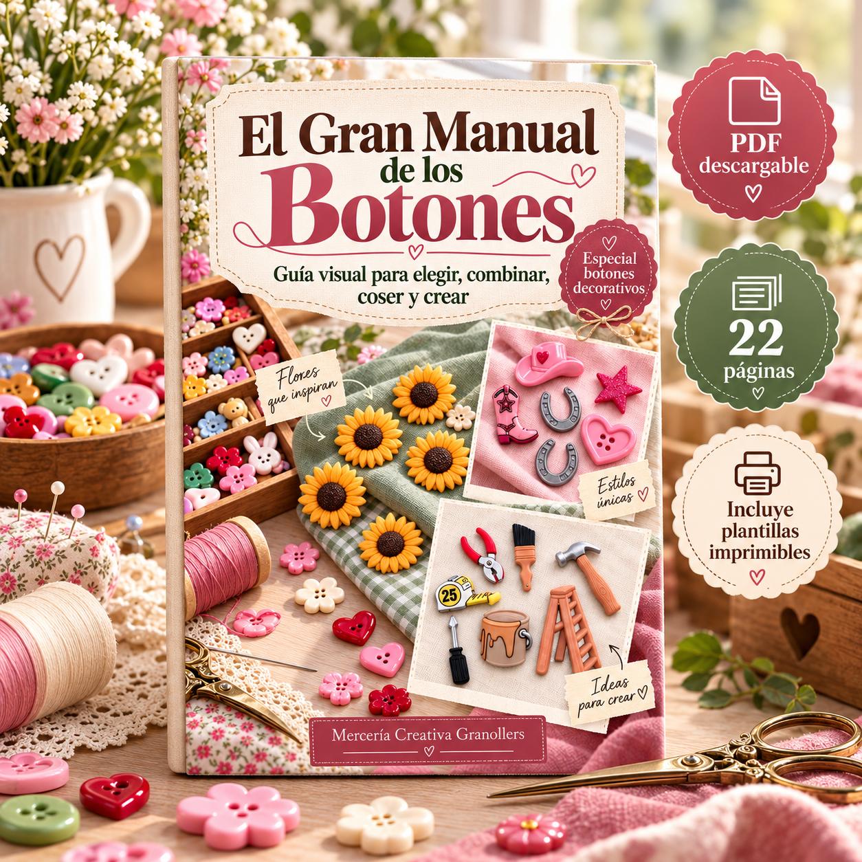El Gran Manual de los Botones para Costura | Guía PDF Completa