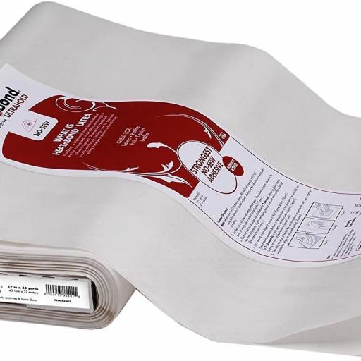 Entretela adhesiva Heat n Bond Fuerte Ultra Hold – Doble cara, ideal para aplicaciones