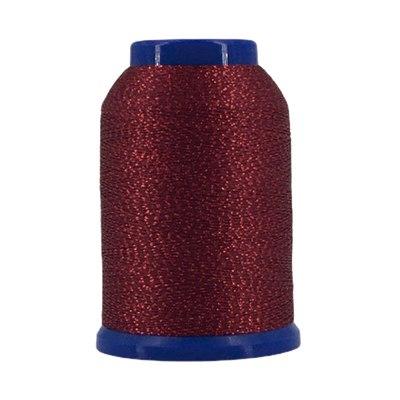 Hilo Fujix Woollie Lock Lame remalladora rojo DXWL508 - 1000 m