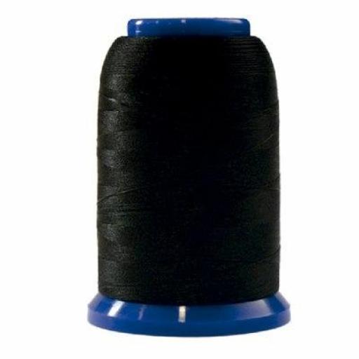 Hilo Fujix Woollie Lock remalladora negro DXW402 - 1000 m [0]