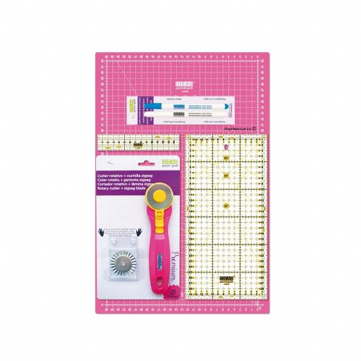 Ideas kit de iniciación patchwork pink [0]