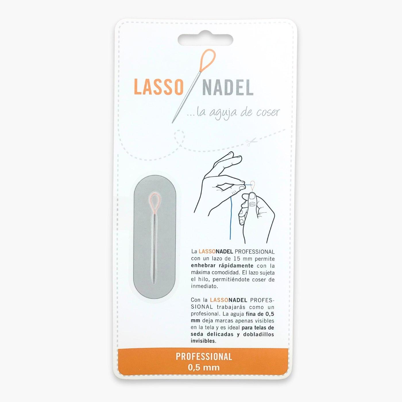 Aguja Lasso Nadel - Profesional Hilo Costura 0,5 mm