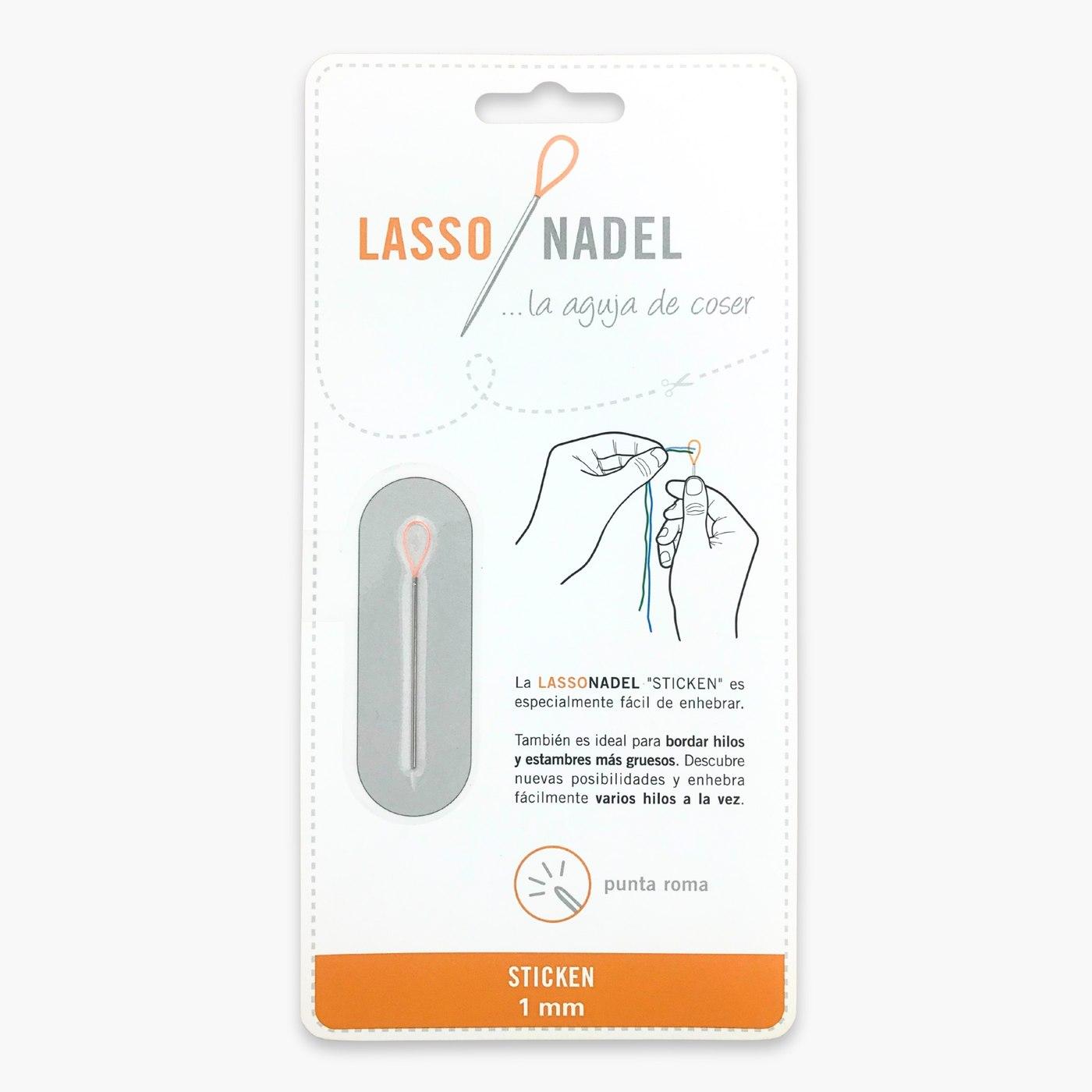 Aguja Lasso Nadel - Lana Bordados Punta Roma 1mm