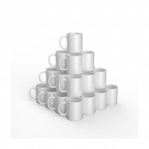 Pack de 36 tazas de cerámica blancas Cricut - 12 oz