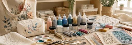 Pinturas textiles y efectos 3D