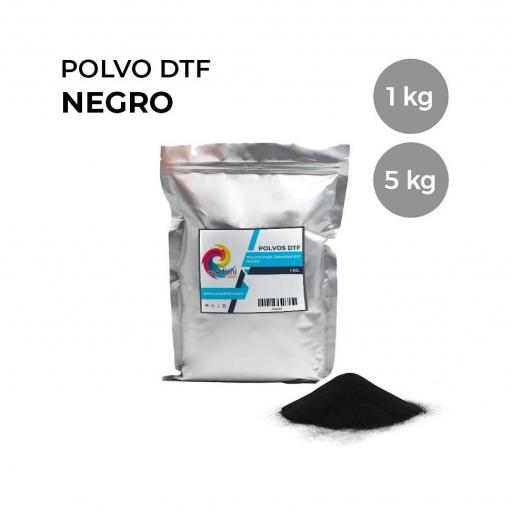 Polvo adhesivo DTF Negro