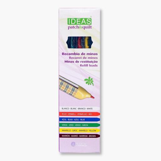 RECAMBIO para Marcador para tela 6 en 1 soluble en agua