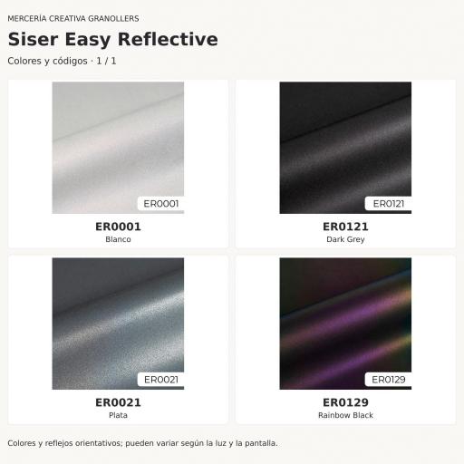 Siser Easy Reflective - Vinilo textil reflectante 50 cm x 1 m [5]