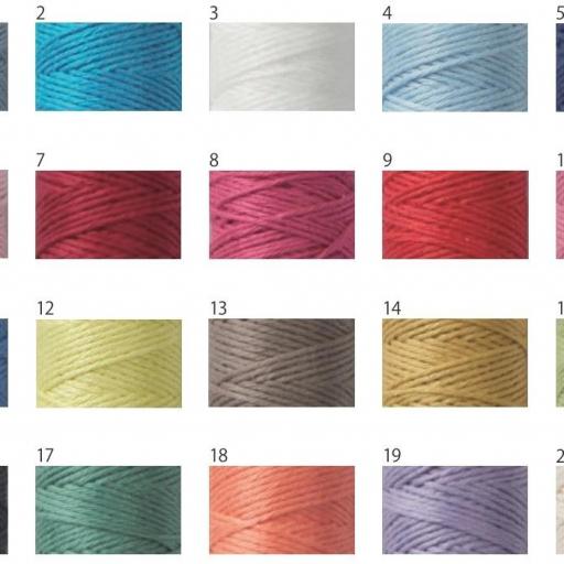Hilo Sashiko Hidamari COSMO 30 m - 40 colores [3]