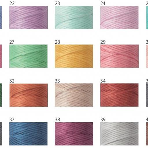 Hilo Sashiko Hidamari COSMO 30 m - 40 colores [4]