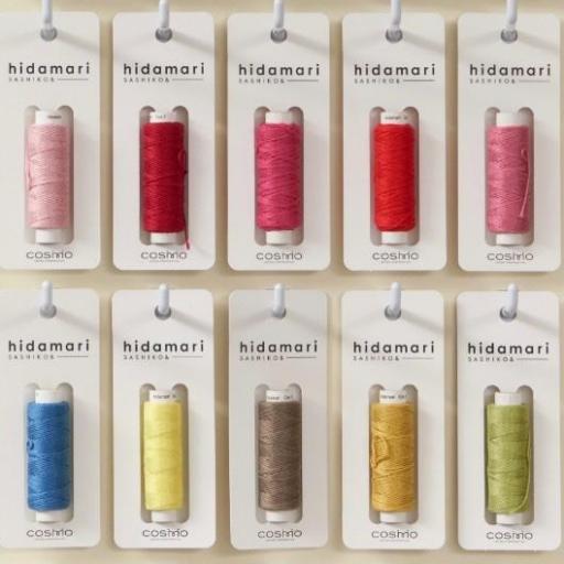 Hilo Sashiko Hidamari COSMO 30 m - 40 colores [2]