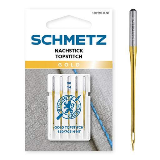 SCHMETZ - Agujas Gold Topstitch