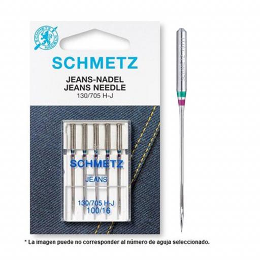 SCHMETZ - Agujas Jeans para máquina