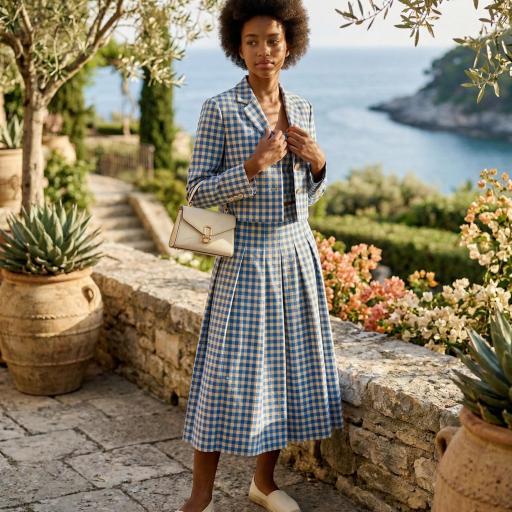 Vichy Seersucker - Azul [2]