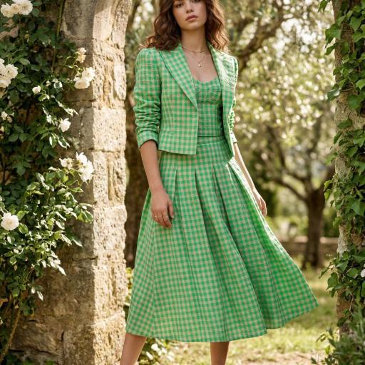 Vichy Seersucker - Verde [3]