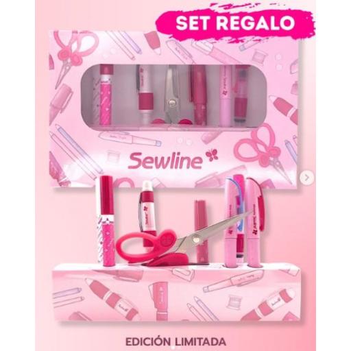 SEWLINE Pack regalo con marcadores de tela y tijeras [0]
