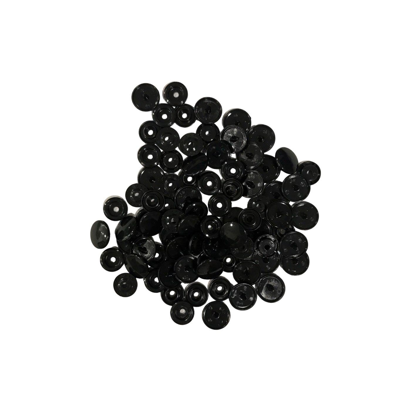 Snaps 12mm - Negro