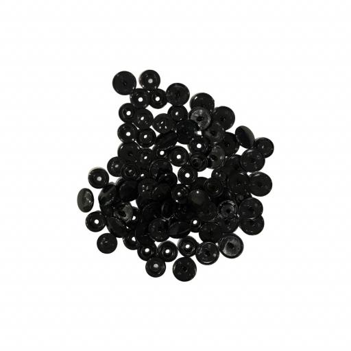 Snaps 12mm - Negro