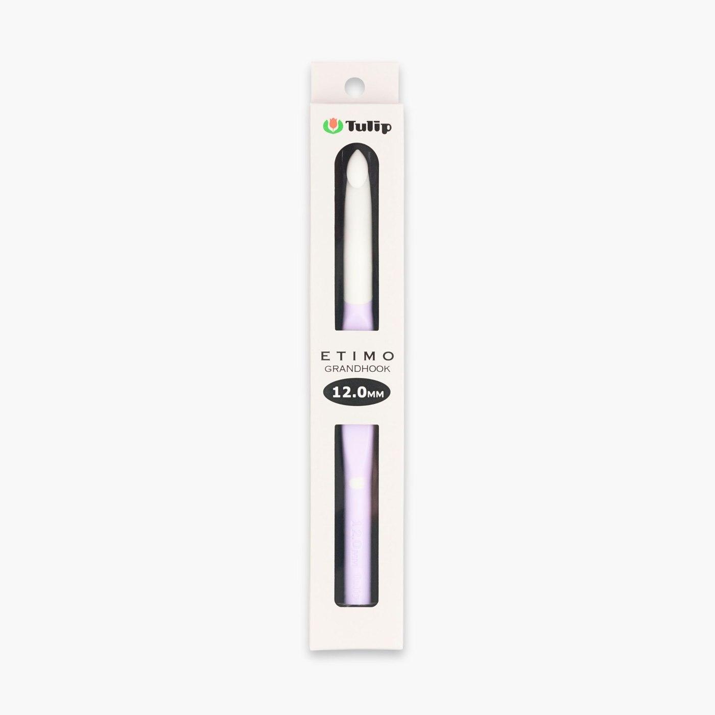 Ganchillo ergonómico Tulip Etimo Grandhook 12 mm para lana gruesa