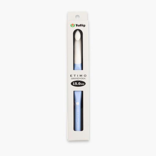 Ganchillo ergonómico Tulip Etimo Grandhook 15 mm para lana gruesa [0]