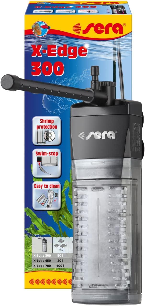 Sera X-Edge 300 - Filtro de Esquina para Acuario de hasta 100 litros