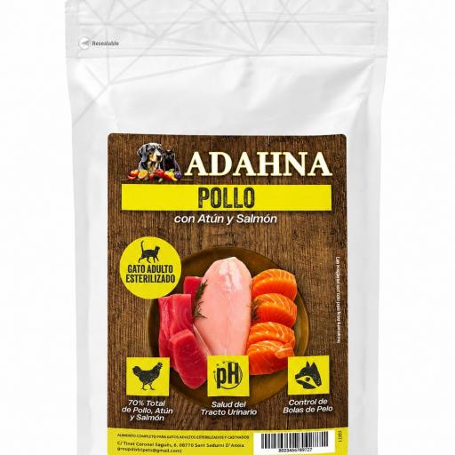 Adahna Pollo con Atún y Salmón 1.5kg [0]