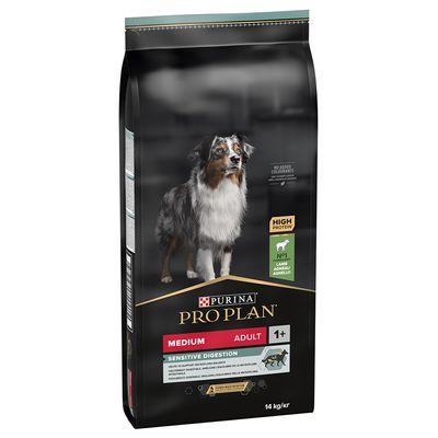PURINA PRO PLAN MEDIUM ADULT SENSITIVE DIGESTION CORDERO PIENSO PARA PERROS 14KG