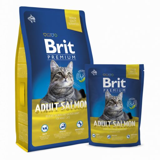 Brit Premium Salmon para gato adulto
