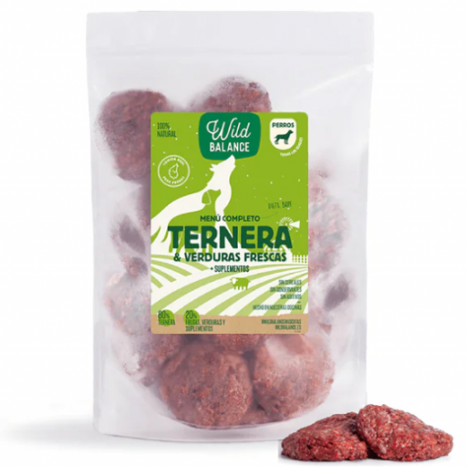 ​Menú BARF de ternera con verduras 1kg [0]