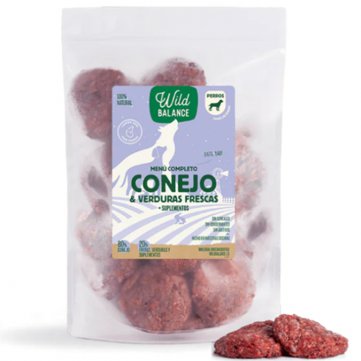 Menú BARF de Conejo con verduras frescas 1kg [0]