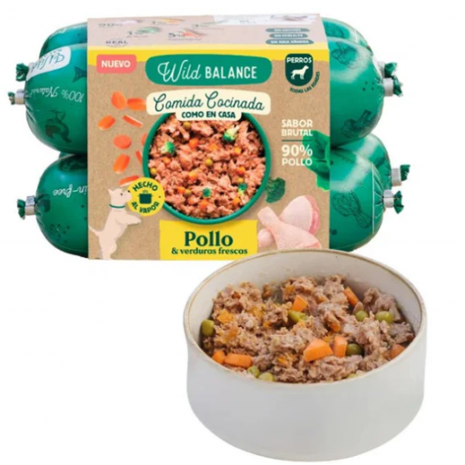 Comida Cocinada de Pollo con verduras 1,3kg [0]