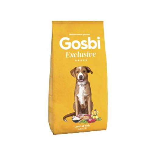 GOSBI EXCLUSIVE JUNIOR LAMB & FISH 3KG PIENSO DE CORDERO Y PESCADO PARA CACHORROS DE RAZAS MEDIANAS Y GRANDES