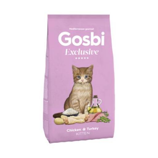 GOSBI EXCLUSIVE CHICKEN & TURKEY KITTEN 6KG PIENSO DE POLLO Y PAVO PARA GATOS CACHORROS