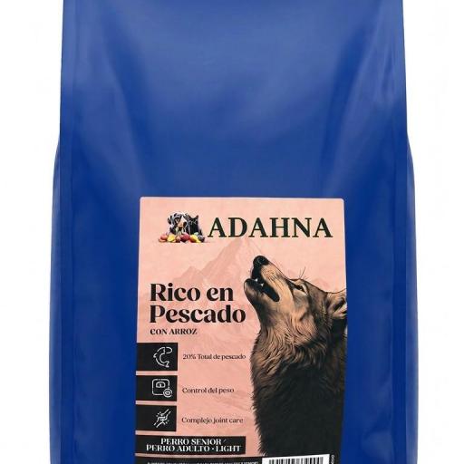 Adahna rico en Pescado con Arroz 10kg